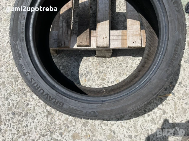 245/45/20 Barum Bravuris5 2020г 7,5мм Единичка, снимка 4 - Гуми и джанти - 50508694