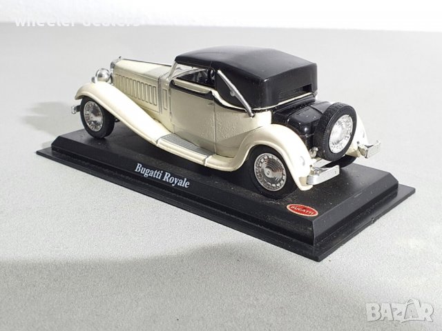 Метална количка BUGATTI ROYALE 1927 Del Prado 1/43, снимка 4 - Колекции - 38962837