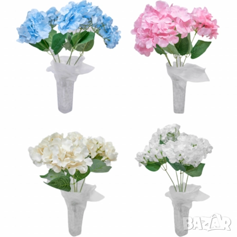 Луксозни букети от изкуствени хортензии – елегантна украса без грижи, снимка 6 - Други стоки за дома - 52137839