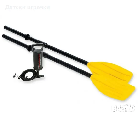 Надуваема лодка Seahawk 2 Intex, за 2 лица, 236×114 см, PVC, зелена, снимка 5 - Водни спортове - 49981837