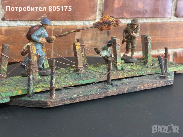 Стари фигурки войници .диорама.Elastolin , Lineol