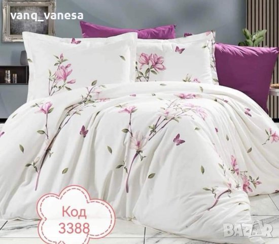 Спални комплекти от материя Ранфорс изцяло памучна материя плат 