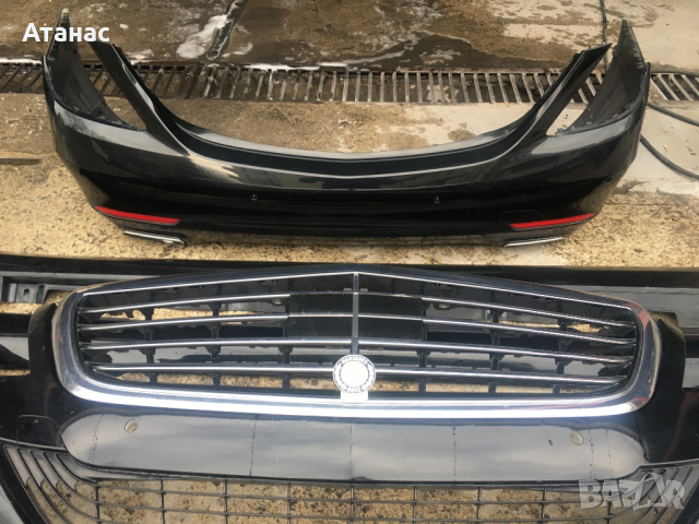 W222 Предна и задна броня, решетка, прагове, волан, фарове и джанти, снимка 1