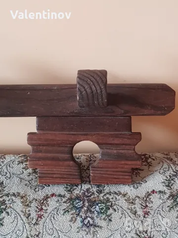 Старинна дървена закачалка , снимка 4 - Антикварни и старинни предмети - 48049108