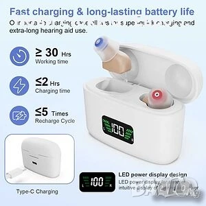 Акумулаторни слухови апарати TKING In-Ear CN127, снимка 12 - Слухови апарати - 51040936