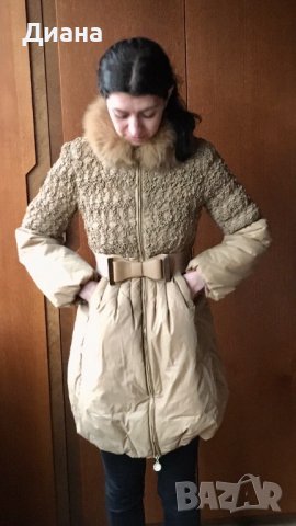 Дамско яке с яка от естествен косъм, снимка 12 - Якета - 39605251