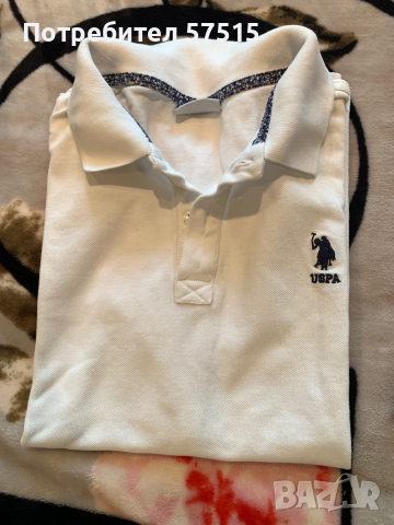 USPA  Polo тениски мъжки, снимка 1 - Тениски - 36339454