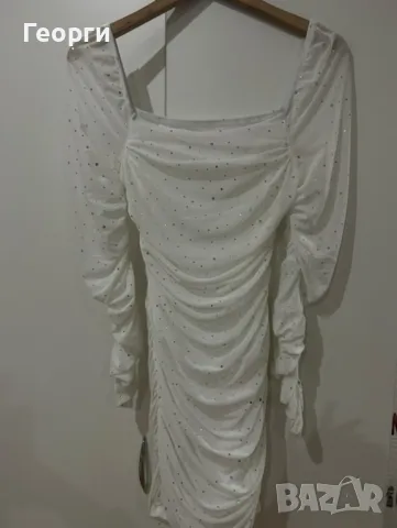 Бяла рокля, снимка 2 - Рокли - 48871731