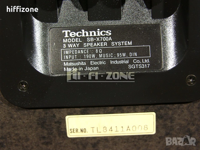 Тонколони   Technics sb-x700a /1 , снимка 11 - Тонколони - 53561901