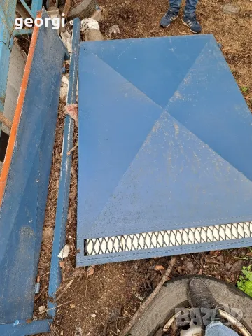 двойна метална гаражна портална врата, снимка 6 - Гаражни врати - 49525105