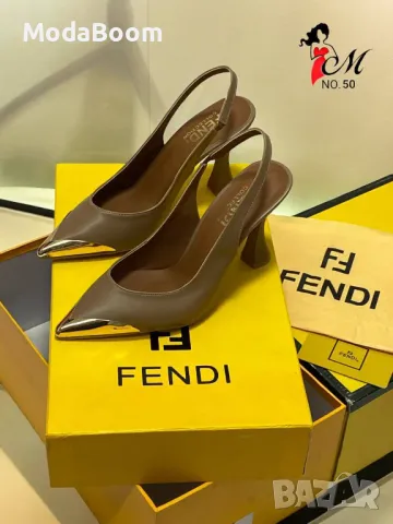 Fendi дамски обувки на ток Различни цветове , снимка 5 - Дамски елегантни обувки - 48826591