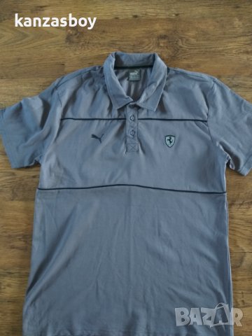puma ferrari - страхотна мъжка тениска КАТО НОВА 2ХЛ, снимка 5 - Тениски - 41449948