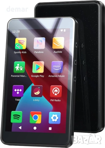 96GB MP3 и MP4 плейър, Android 14, 4-инчов IPS екран, Bluetooth и WiFi