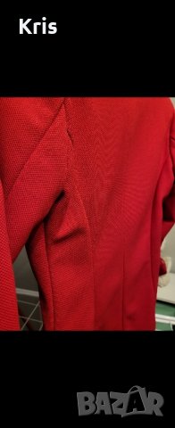 Дамско сако, рр XS, червено , снимка 5 - Якета - 42437917