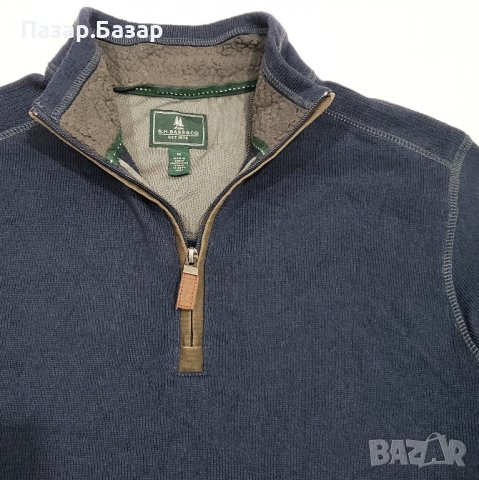 GH BASS 1/4 ZIP Пуловер Полар Блуза с Цип (M), снимка 5 - Пуловери - 39702051