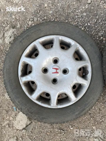4 бр Зимни гуми с джанти от Honda Accord 6 185/65/15, снимка 3 - Гуми и джанти - 48090410