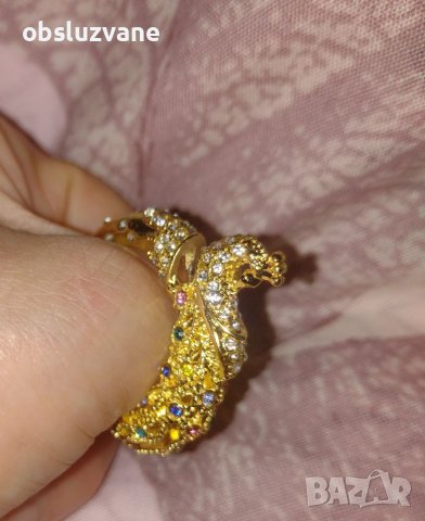 Пръстен Паун, снимка 2 - Пръстени - 41512157