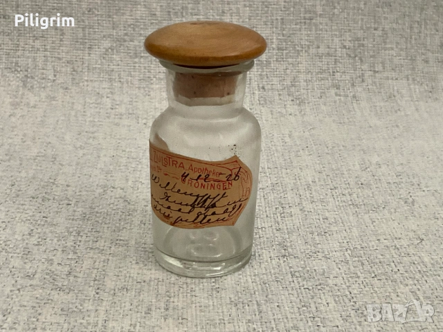 Антични аптекарски шише, Холандия, 1926 г., снимка 5 - Антикварни и старинни предмети - 53837793