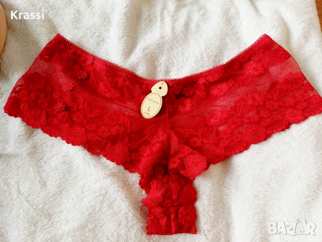 Дантелени бикини L нови