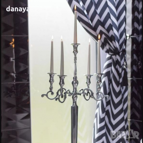 2767 Дълга свещ за декорация на маса, 25см, снимка 6 - Декорация за дома - 36075571