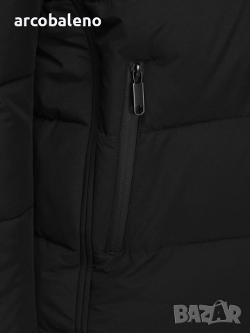 Мъжко зимно ватирано яке с качулка, снимка 6 - Якета - 52777723