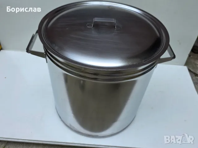 Неръждаем 40 л. иноксов казан