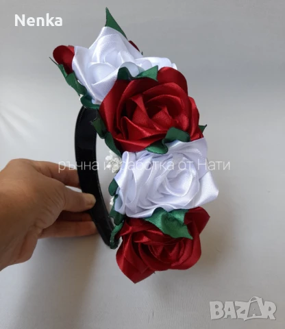 Венчета, китки,шноли за народна носия , снимка 3 - Аксесоари за коса - 50764933