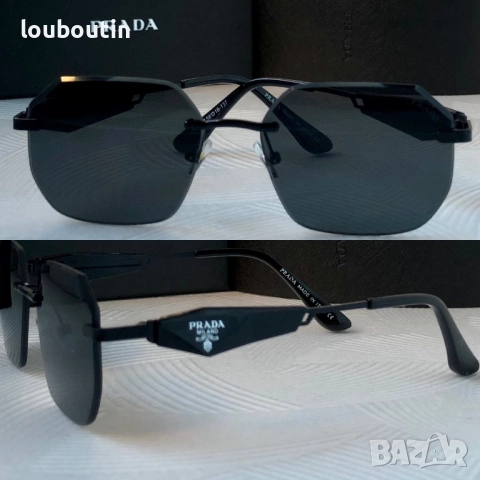 Дамски слънчеви очила осмоъгълни мъжки унисекс 2 цвята черни златни, снимка 2 - Слънчеви и диоптрични очила - 51704258