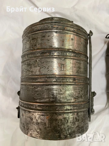 Стари бакърени медни канчета, снимка 2 - Антикварни и старинни предмети - 51007449