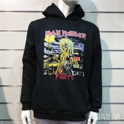 Нов мъжки суичър с дигитален печат на музикалната група IRON MAIDEN - KILLERS , снимка 5 - Суичъри - 39142136