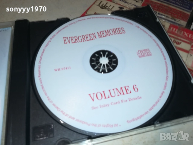 EVERGREEN MEMORIES CD 3110251915, снимка 2 - CD дискове - 52249642