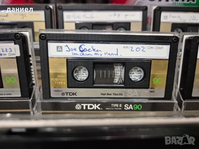 Куфарче с 56 бр. японски аудио касети TDK SA90 "златни" - TYPE II с хубава музика + ПОДАРЪК, снимка 13 - Аудио касети - 52828876