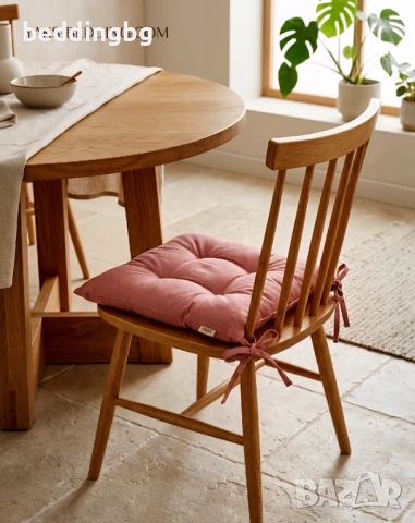 Комфортни Възглавници за Стол (Седалки) – 100% Памук | Българско Производство, снимка 3 - Възглавници - 53752740