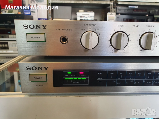  Усилвател SONY TA-AX2 + Тунер SONY ST-JX2L В отлично техническо и визуално състояние., снимка 3 - Ресийвъри, усилватели, смесителни пултове - 46261507