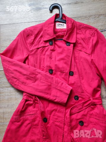 Шлифер Only розов, снимка 4 - Шлифери - 39874798