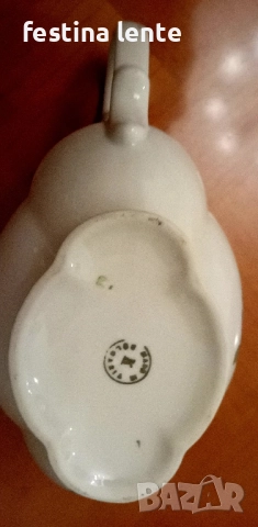 Порцеланова сосиера, снимка 7 - Антикварни и старинни предмети - 52585543