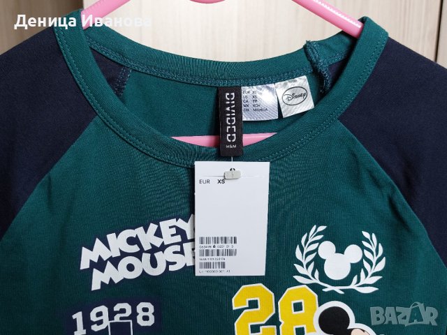 Нова тениска Мики Маус на H&M, снимка 2 - Детски тениски и потници - 42510453