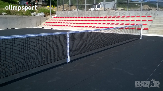 Мрежа за тенис на корт   TS2  Мрежа за тенис на корт Размери: 1280х107 см Око 4х4 см Материал 5 мм п
