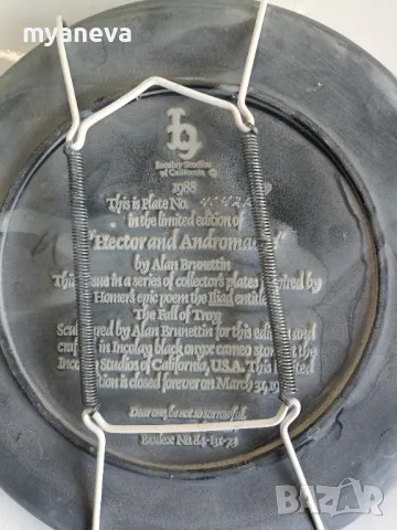 Гръцки барелефи , ръчно изработени,  "Троянски кон" , ,, " Хектор и Андромаха ". , снимка 7 - Декорация за дома - 47751623