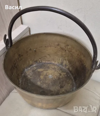 Стара месингова кофа,котле, снимка 2 - Колекции - 55967833