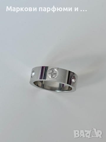 Унисекс Пръстен - реплика Cartier , модел “Love”, от неръждаема стомана, размер 7, снимка 2 - Пръстени - 44729174