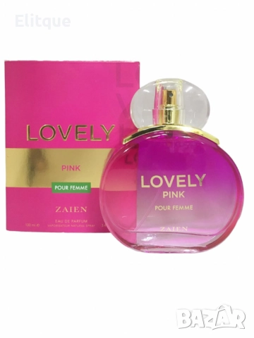 Дамска парфюмна вода ZAIEN LOVELY PINK Pour Femme Eau de parfum 100 ml, снимка 3 - Дамски парфюми - 52854098
