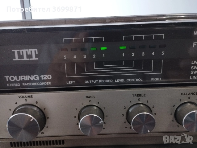 Радиокасетофон ITT, снимка 6 - Радиокасетофони, транзистори - 50925380