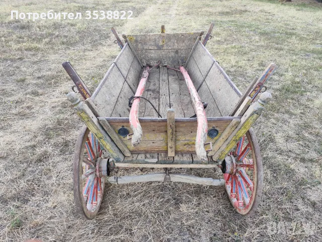 Магарешка каручка , снимка 3 - Градински мебели, декорация  - 55707855
