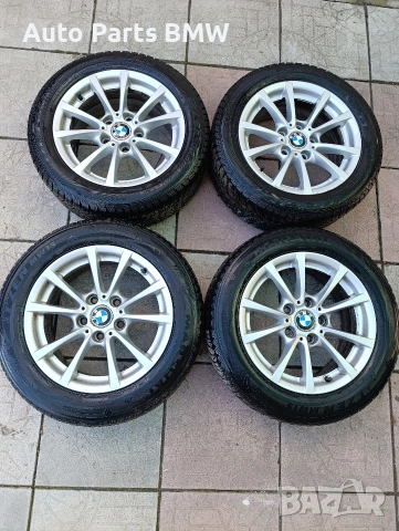 Джанти 16 цола BMW Style 390 със зимни гуми БМВ 5x120 джанти , снимка 2 - Гуми и джанти - 53407693