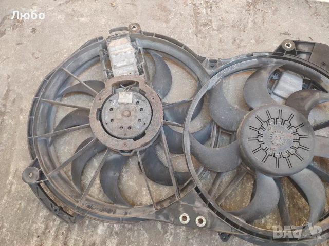 Комплект електрически перки с управления и дифузьор за Ауди А6 ц6 4ф 3.0тди БМК Audi A6 c6 4f 3.0tdi, снимка 4 - Части - 50894746