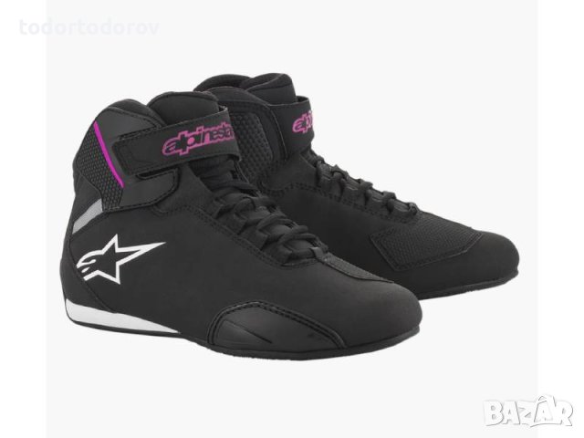 Дамски Мото боти ALPINESTARS SEKTOR FUSCHIA WP,37.5 всички протектори, снимка 1 - Аксесоари и консумативи - 44429140