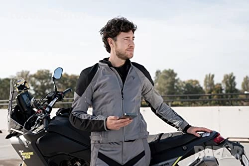 Мъжко лято мото яке SHIMA JET AIR GREY ,протектори и подплата, снимка 3 - Аксесоари и консумативи - 53102379