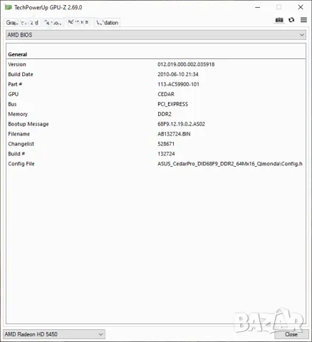 Видео карта AMD Radeon Asus HD EAH5450 Silent HDMI 512MB GDDR2 64bit PCI-E, снимка 17 - Видеокарти - 55934497