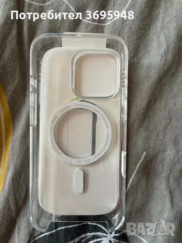 Оригинален кейс iPhone 16 Pro с MagSafe (прозрачен), снимка 5 - Калъфи, кейсове - 49973295